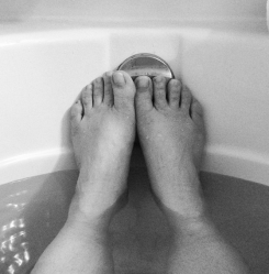 I've also instagrammed my feet in the bath. #basic