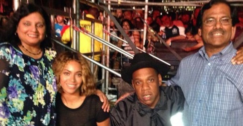 Not from the show, but even Bey and Jay have met Aziz's parents